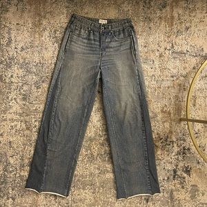 Rag & bone wide leg sweatpants with jean printed details